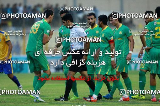 1308789, Masjed Soleyman, , لیگ برتر فوتبال ایران، Persian Gulf Cup، Week 12، First Leg، Naft M Soleyman 1 v 1 Sanat Naft Abadan on 2018/11/11 at Behnam Mohammadi Stadium