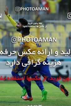 1308954, Masjed Soleyman, , لیگ برتر فوتبال ایران، Persian Gulf Cup، Week 12، First Leg، Naft M Soleyman 1 v 1 Sanat Naft Abadan on 2018/11/11 at Behnam Mohammadi Stadium