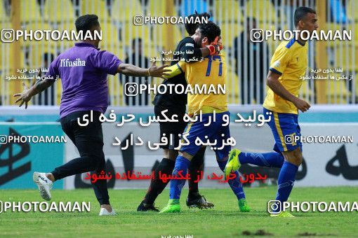 1308896, Masjed Soleyman, , لیگ برتر فوتبال ایران، Persian Gulf Cup، Week 12، First Leg، Naft M Soleyman 1 v 1 Sanat Naft Abadan on 2018/11/11 at Behnam Mohammadi Stadium