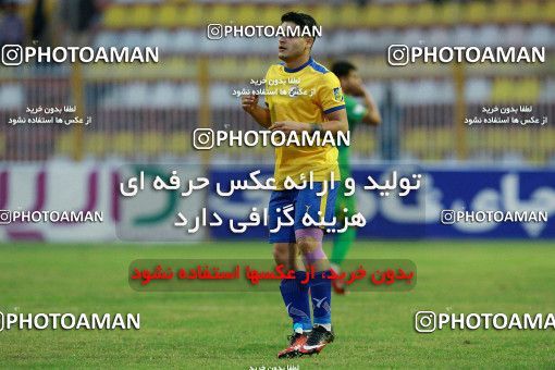 1308793, Masjed Soleyman, , لیگ برتر فوتبال ایران، Persian Gulf Cup، Week 12، First Leg، Naft M Soleyman 1 v 1 Sanat Naft Abadan on 2018/11/11 at Behnam Mohammadi Stadium