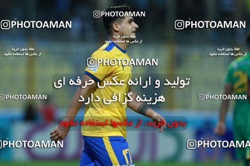 1308863, Masjed Soleyman, , لیگ برتر فوتبال ایران، Persian Gulf Cup، Week 12، First Leg، Naft M Soleyman 1 v 1 Sanat Naft Abadan on 2018/11/11 at Behnam Mohammadi Stadium