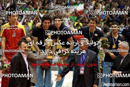 197849, فینال  مسابقات والیبال قهرمانی مردان آسیا 2011، ، تهران، سالن دوازده هزار نفری ورزشگاه آزادی، 1390/07/07، ایران ۳ -  چین ۱