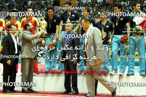 197721, فینال  مسابقات والیبال قهرمانی مردان آسیا 2011، ، تهران، سالن دوازده هزار نفری ورزشگاه آزادی، 1390/07/07، ایران ۳ -  چین ۱