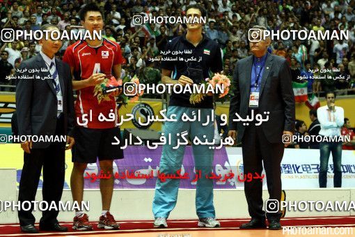 197697, فینال  مسابقات والیبال قهرمانی مردان آسیا 2011، ، تهران، سالن دوازده هزار نفری ورزشگاه آزادی، 1390/07/07، ایران ۳ -  چین ۱