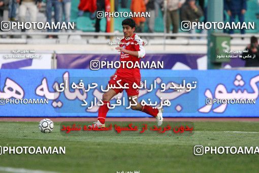 1318715, Tehran, , لیگ برتر فوتبال ایران، Persian Gulf Cup، Week 22، Second Leg، Persepolis 1 v 0 Foulad Khouzestan on 2009/01/16 at Azadi Stadium