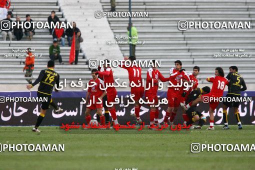 1318773, Tehran, , لیگ برتر فوتبال ایران، Persian Gulf Cup، Week 22، Second Leg، Persepolis 1 v 0 Foulad Khouzestan on 2009/01/16 at Azadi Stadium