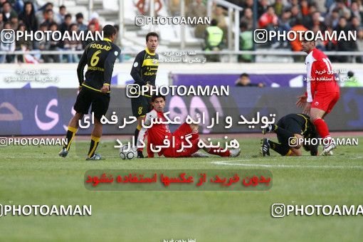 1318830, Tehran, , لیگ برتر فوتبال ایران، Persian Gulf Cup، Week 22، Second Leg، Persepolis 1 v 0 Foulad Khouzestan on 2009/01/16 at Azadi Stadium