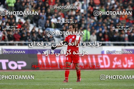 1318711, Tehran, , لیگ برتر فوتبال ایران، Persian Gulf Cup، Week 22، Second Leg، Persepolis 1 v 0 Foulad Khouzestan on 2009/01/16 at Azadi Stadium