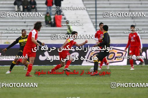 1318856, Tehran, , لیگ برتر فوتبال ایران، Persian Gulf Cup، Week 22، Second Leg، Persepolis 1 v 0 Foulad Khouzestan on 2009/01/16 at Azadi Stadium