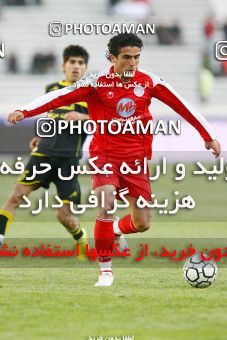 1318709, Tehran, , لیگ برتر فوتبال ایران، Persian Gulf Cup، Week 22، Second Leg، Persepolis 1 v 0 Foulad Khouzestan on 2009/01/16 at Azadi Stadium
