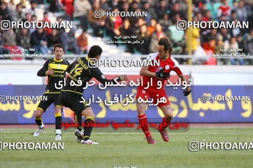 1318656, Tehran, , لیگ برتر فوتبال ایران، Persian Gulf Cup، Week 22، Second Leg، Persepolis 1 v 0 Foulad Khouzestan on 2009/01/16 at Azadi Stadium