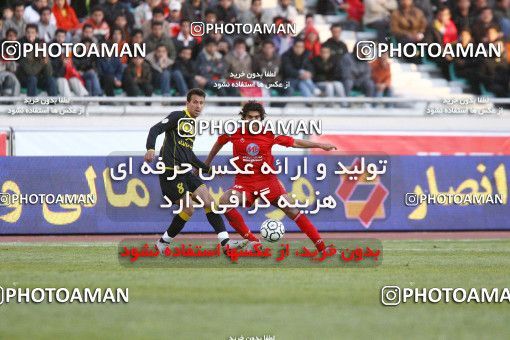 1318692, Tehran, , لیگ برتر فوتبال ایران، Persian Gulf Cup، Week 22، Second Leg، Persepolis 1 v 0 Foulad Khouzestan on 2009/01/16 at Azadi Stadium
