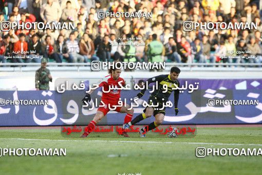 1318757, Tehran, , لیگ برتر فوتبال ایران، Persian Gulf Cup، Week 22، Second Leg، Persepolis 1 v 0 Foulad Khouzestan on 2009/01/16 at Azadi Stadium