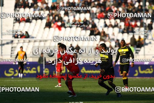 1318763, Tehran, , لیگ برتر فوتبال ایران، Persian Gulf Cup، Week 22، Second Leg، Persepolis 1 v 0 Foulad Khouzestan on 2009/01/16 at Azadi Stadium