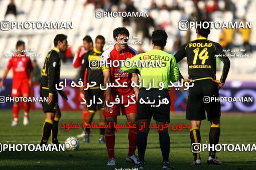 1318614, Tehran, , لیگ برتر فوتبال ایران، Persian Gulf Cup، Week 22، Second Leg، Persepolis 1 v 0 Foulad Khouzestan on 2009/01/16 at Azadi Stadium