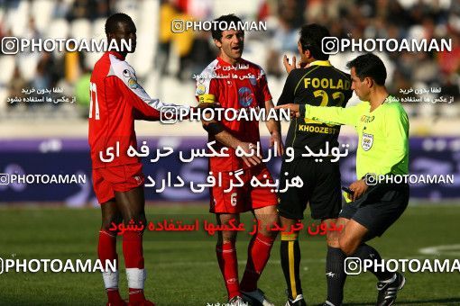 1318632, Tehran, , لیگ برتر فوتبال ایران، Persian Gulf Cup، Week 22، Second Leg، Persepolis 1 v 0 Foulad Khouzestan on 2009/01/16 at Azadi Stadium