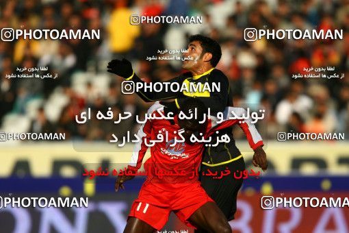 1318798, Tehran, , لیگ برتر فوتبال ایران، Persian Gulf Cup، Week 22، Second Leg، Persepolis 1 v 0 Foulad Khouzestan on 2009/01/16 at Azadi Stadium