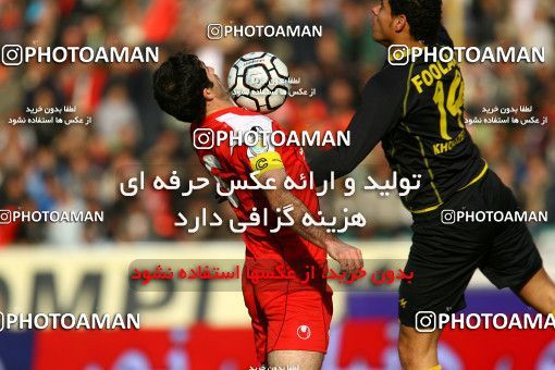 1318842, Tehran, , لیگ برتر فوتبال ایران، Persian Gulf Cup، Week 22، Second Leg، Persepolis 1 v 0 Foulad Khouzestan on 2009/01/16 at Azadi Stadium