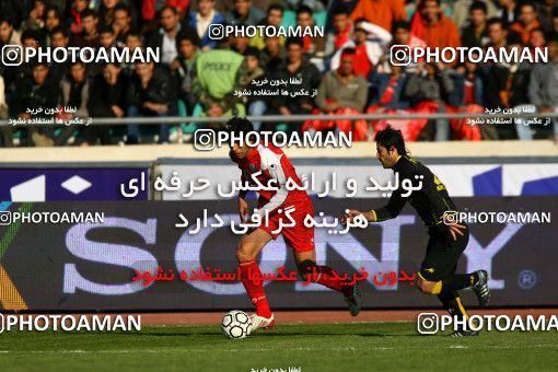 1318642, Tehran, , لیگ برتر فوتبال ایران، Persian Gulf Cup، Week 22، Second Leg، Persepolis 1 v 0 Foulad Khouzestan on 2009/01/16 at Azadi Stadium