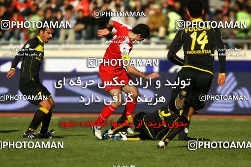 1318810, Tehran, , لیگ برتر فوتبال ایران، Persian Gulf Cup، Week 22، Second Leg، Persepolis 1 v 0 Foulad Khouzestan on 2009/01/16 at Azadi Stadium
