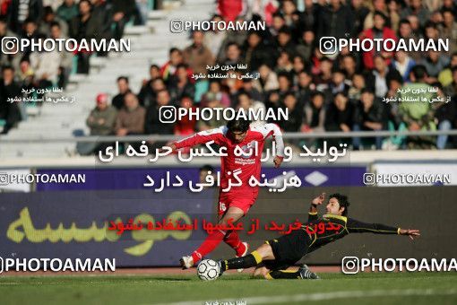 1317661, Tehran, , لیگ برتر فوتبال ایران، Persian Gulf Cup، Week 22، Second Leg، Persepolis 1 v 0 Foulad Khouzestan on 2009/01/16 at Azadi Stadium