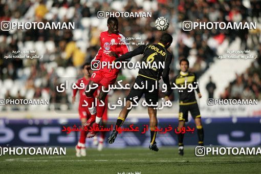 1317555, Tehran, , لیگ برتر فوتبال ایران، Persian Gulf Cup، Week 22، Second Leg، Persepolis 1 v 0 Foulad Khouzestan on 2009/01/16 at Azadi Stadium