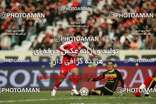 1317612, Tehran, , لیگ برتر فوتبال ایران، Persian Gulf Cup، Week 22، Second Leg، Persepolis 1 v 0 Foulad Khouzestan on 2009/01/16 at Azadi Stadium
