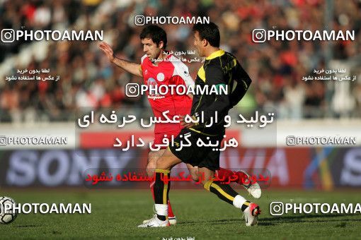 1317622, Tehran, , لیگ برتر فوتبال ایران، Persian Gulf Cup، Week 22، Second Leg، Persepolis 1 v 0 Foulad Khouzestan on 2009/01/16 at Azadi Stadium