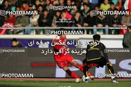 1317633, Tehran, , لیگ برتر فوتبال ایران، Persian Gulf Cup، Week 22، Second Leg، Persepolis 1 v 0 Foulad Khouzestan on 2009/01/16 at Azadi Stadium