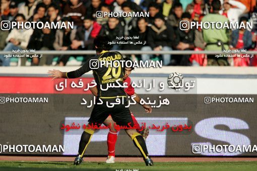 1317586, Tehran, , لیگ برتر فوتبال ایران، Persian Gulf Cup، Week 22، Second Leg، Persepolis 1 v 0 Foulad Khouzestan on 2009/01/16 at Azadi Stadium