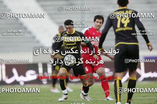 1317569, Tehran, , لیگ برتر فوتبال ایران، Persian Gulf Cup، Week 22، Second Leg، Persepolis 1 v 0 Foulad Khouzestan on 2009/01/16 at Azadi Stadium