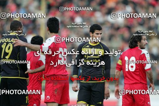 1317483, Tehran, , لیگ برتر فوتبال ایران، Persian Gulf Cup، Week 22، Second Leg، Persepolis 1 v 0 Foulad Khouzestan on 2009/01/16 at Azadi Stadium