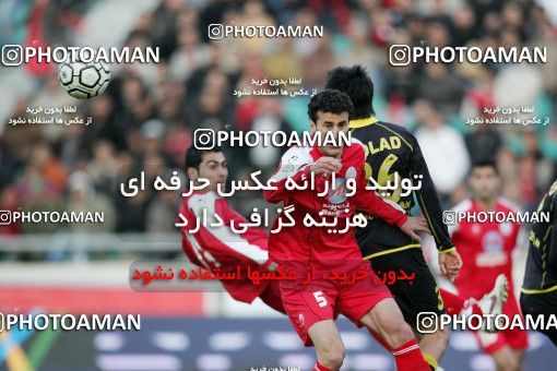 1317466, Tehran, , لیگ برتر فوتبال ایران، Persian Gulf Cup، Week 22، Second Leg، Persepolis 1 v 0 Foulad Khouzestan on 2009/01/16 at Azadi Stadium