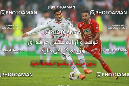 1321450, Tehran, , لیگ برتر فوتبال ایران، Persian Gulf Cup، Week 13، First Leg، Persepolis 0 v 0 Tractor Sazi on 2018/11/25 at Azadi Stadium