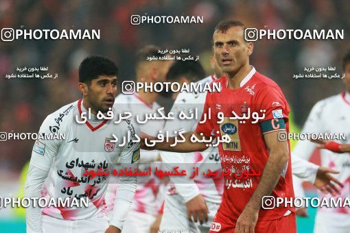 1321193, Tehran, , لیگ برتر فوتبال ایران، Persian Gulf Cup، Week 13، First Leg، Persepolis 0 v 0 Tractor Sazi on 2018/11/25 at Azadi Stadium