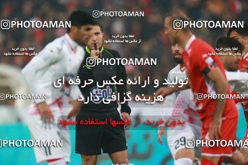1321077, Tehran, , لیگ برتر فوتبال ایران، Persian Gulf Cup، Week 13، First Leg، Persepolis 0 v 0 Tractor Sazi on 2018/11/25 at Azadi Stadium