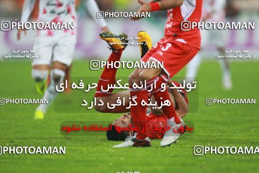 1321213, Tehran, , لیگ برتر فوتبال ایران، Persian Gulf Cup، Week 13، First Leg، Persepolis 0 v 0 Tractor Sazi on 2018/11/25 at Azadi Stadium