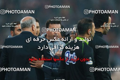1321118, Tehran, , لیگ برتر فوتبال ایران، Persian Gulf Cup، Week 13، First Leg، Persepolis 0 v 0 Tractor Sazi on 2018/11/25 at Azadi Stadium