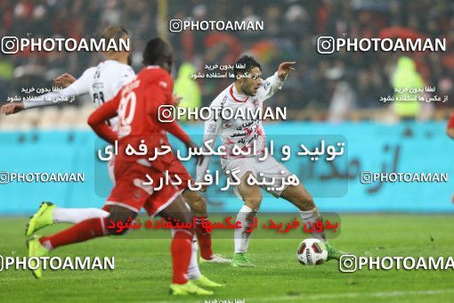 1321254, Tehran, , لیگ برتر فوتبال ایران، Persian Gulf Cup، Week 13، First Leg، Persepolis 0 v 0 Tractor Sazi on 2018/11/25 at Azadi Stadium