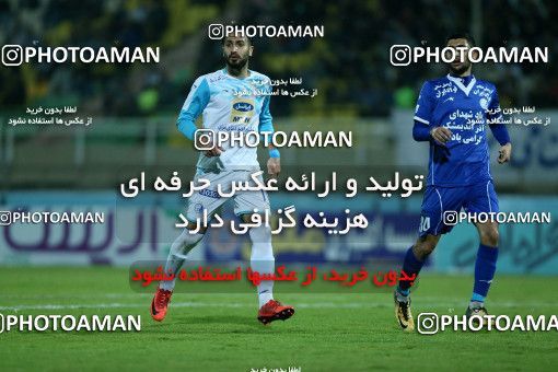 1331675, Ahvaz, , لیگ برتر فوتبال ایران، Persian Gulf Cup، Week 13، First Leg، Esteghlal Khouzestan 0 v 1 Esteghlal on 2018/11/25 at Ahvaz Ghadir Stadium