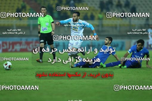 1331590, Ahvaz, , لیگ برتر فوتبال ایران، Persian Gulf Cup، Week 13، First Leg، Esteghlal Khouzestan 0 v 1 Esteghlal on 2018/11/25 at Ahvaz Ghadir Stadium
