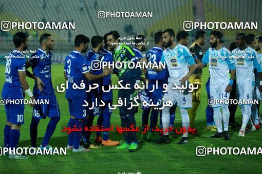 1322025, Ahvaz, , لیگ برتر فوتبال ایران، Persian Gulf Cup، Week 13، First Leg، Esteghlal Khouzestan 0 v 1 Esteghlal on 2018/11/25 at Ahvaz Ghadir Stadium