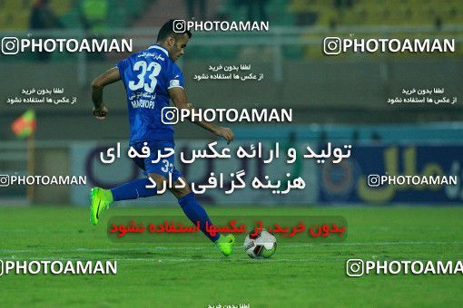 1321976, Ahvaz, , لیگ برتر فوتبال ایران، Persian Gulf Cup، Week 13، First Leg، Esteghlal Khouzestan 0 v 1 Esteghlal on 2018/11/25 at Ahvaz Ghadir Stadium