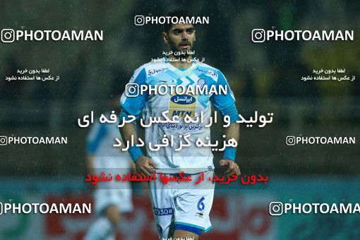 1322097, Ahvaz, , لیگ برتر فوتبال ایران، Persian Gulf Cup، Week 13، First Leg، Esteghlal Khouzestan 0 v 1 Esteghlal on 2018/11/25 at Ahvaz Ghadir Stadium
