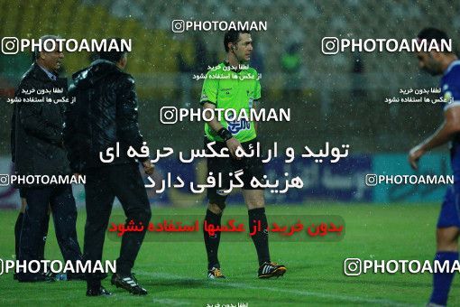 1321992, لیگ برتر فوتبال ایران، Persian Gulf Cup، Week 13، First Leg، 2018/11/25، Ahvaz، Ahvaz Ghadir Stadium، Esteghlal Khouzestan 0 - ۱ Esteghlal