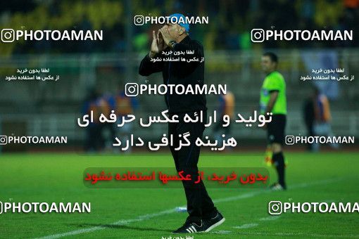 1321921, لیگ برتر فوتبال ایران، Persian Gulf Cup، Week 13، First Leg، 2018/11/25، Ahvaz، Ahvaz Ghadir Stadium، Esteghlal Khouzestan 0 - ۱ Esteghlal