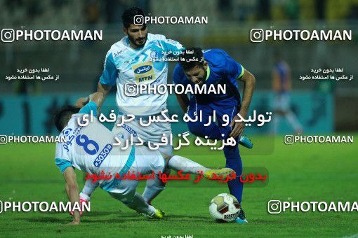 1322018, Ahvaz, , لیگ برتر فوتبال ایران، Persian Gulf Cup، Week 13، First Leg، Esteghlal Khouzestan 0 v 1 Esteghlal on 2018/11/25 at Ahvaz Ghadir Stadium