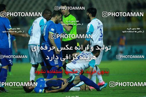 1322048, Ahvaz, , لیگ برتر فوتبال ایران، Persian Gulf Cup، Week 13، First Leg، Esteghlal Khouzestan 0 v 1 Esteghlal on 2018/11/25 at Ahvaz Ghadir Stadium