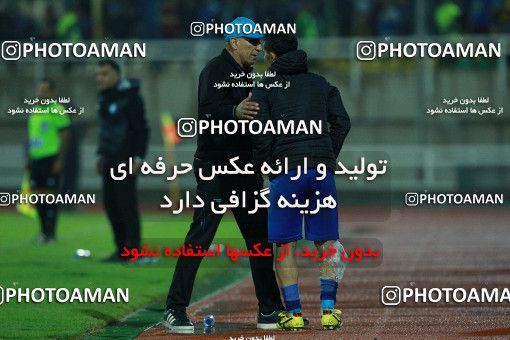 1322084, لیگ برتر فوتبال ایران، Persian Gulf Cup، Week 13، First Leg، 2018/11/25، Ahvaz، Ahvaz Ghadir Stadium، Esteghlal Khouzestan 0 - ۱ Esteghlal