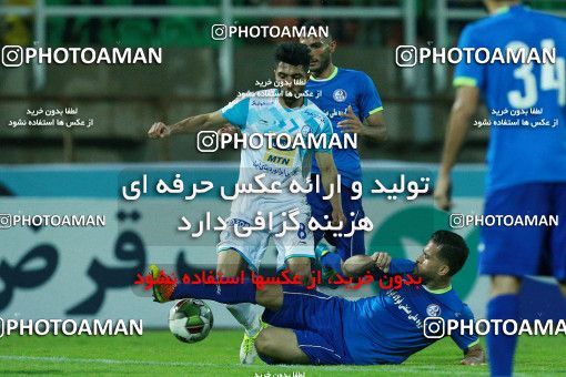 1322021, Ahvaz, , لیگ برتر فوتبال ایران، Persian Gulf Cup، Week 13، First Leg، Esteghlal Khouzestan 0 v 1 Esteghlal on 2018/11/25 at Ahvaz Ghadir Stadium